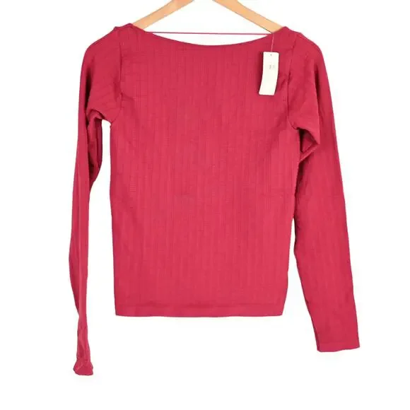 Anthropologie Aidy Seamless Scoop Back Top, NWT - Picture 4 of 7